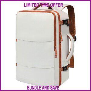 Travel Laptop Backpack with USB Port, 28L Capacity, Airline Approved